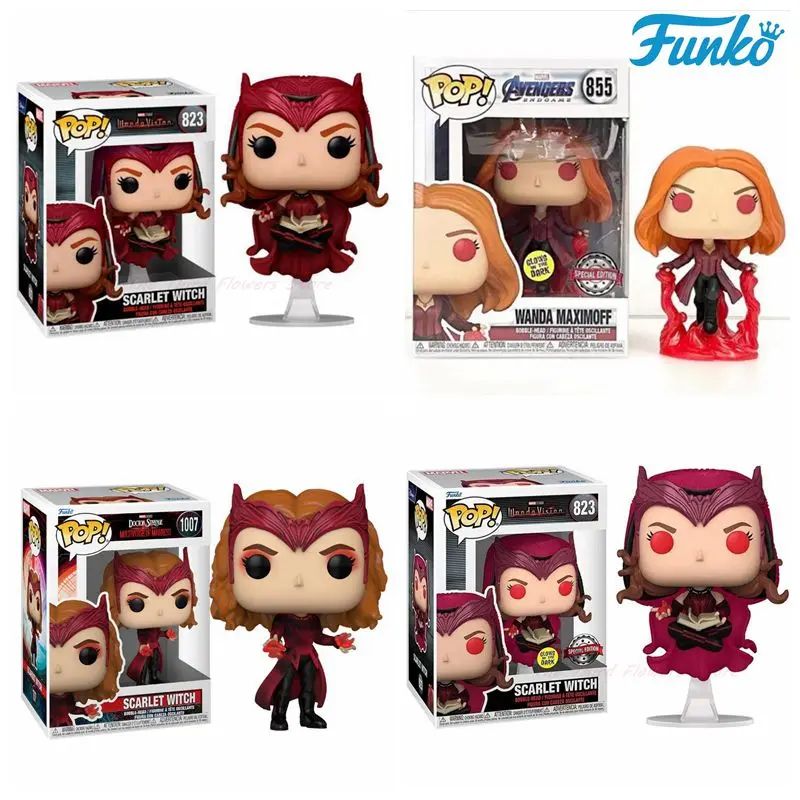 Funko Pop-Doctor Strange Action Figure, Multiverse of Madness, Feiticeira Escarl